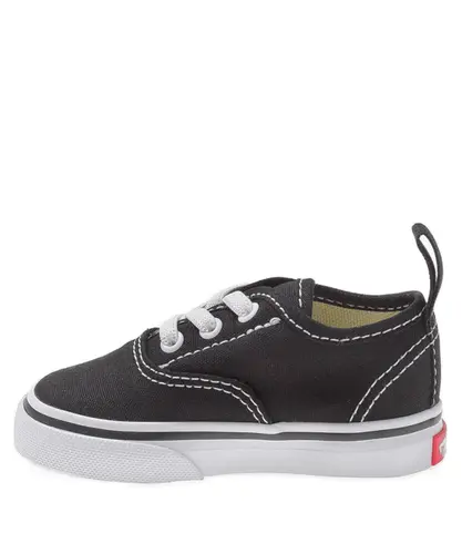 Tênis Vans Authentic Elastic Lace Kids Black True White