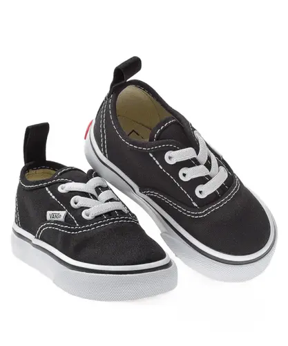 Tênis Vans Authentic Elastic Lace Kids Black True White