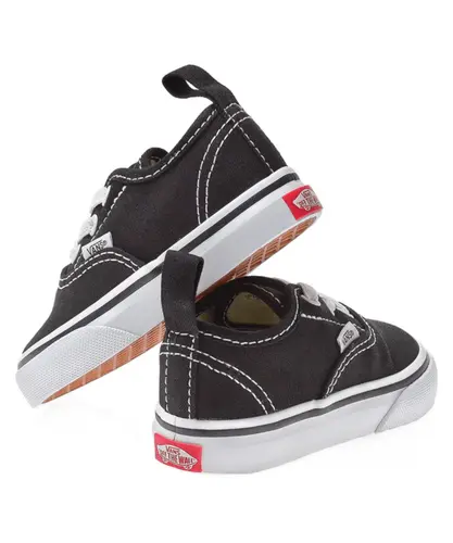 Tênis Vans Authentic Elastic Lace Kids Black True White