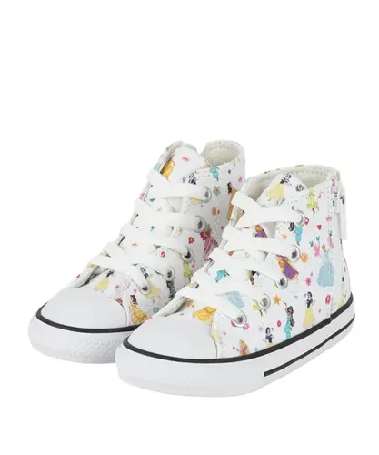 Tênis Converse Infantil Chuck Taylor All Star Side Zip Hi Disney Princess