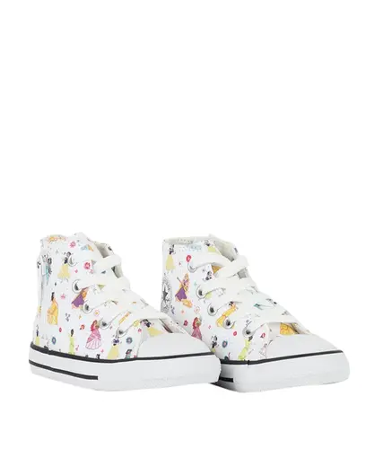 Tênis Converse Infantil Chuck Taylor All Star Side Zip Hi Disney Princess