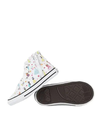 Tênis Converse Infantil Chuck Taylor All Star Side Zip Hi Disney Princess