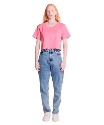 Cropped BAW T-Shirt Institutional Colors - Rosa Chiclete