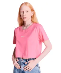 Cropped BAW T-Shirt Institutional Colors - Rosa Chiclete