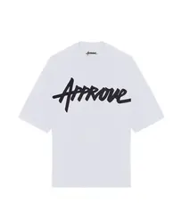 Camiseta Approve No-Sew Big Logo Branca