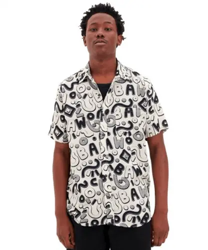 Camisa BAW Over Donuts - Off-White
