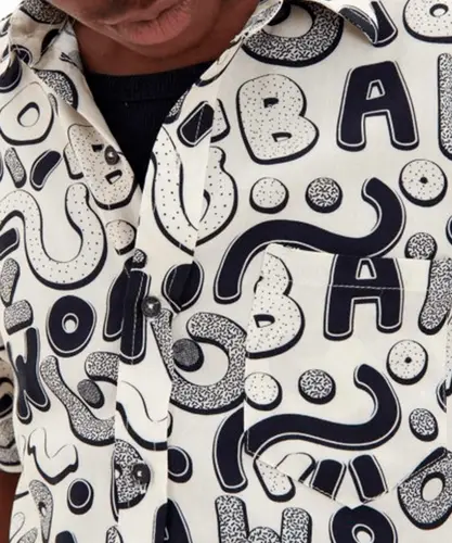 Camisa BAW Over Donuts - Off-White