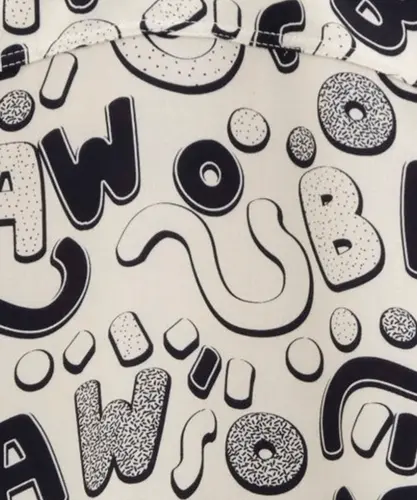 Camisa BAW Over Donuts - Off-White