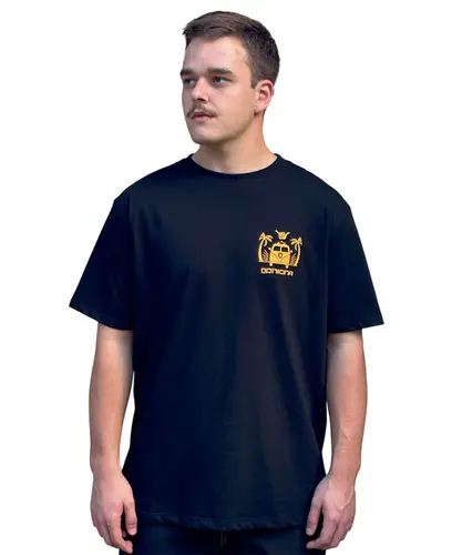 Camiseta Hang Loose x Ophicina Ride Preto