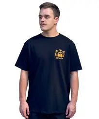 Camiseta Hang Loose x Ophicina Ride Preto