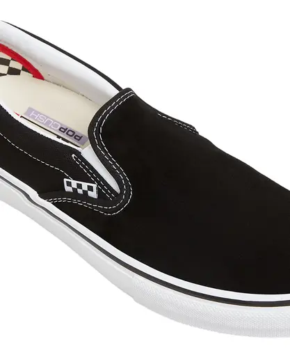 Tênis Vans Skate Slip On Black White