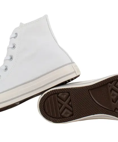 Tênis Converse Chuck Taylor All Star Hi Branco Branco