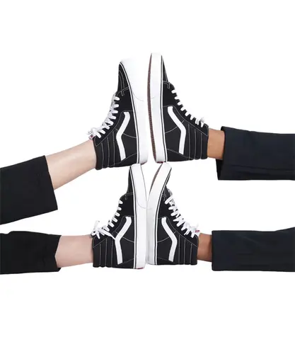Tênis Vans SK8 Hi Black White