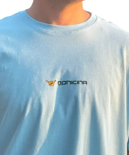 Camiseta Hang Loose x Ophicina Azul