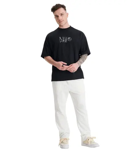 Camiseta Baw New Over Scrawl Colors - Preto