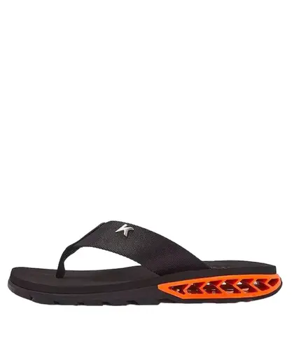 Chinelo Kenner Rakka Preto Laranja