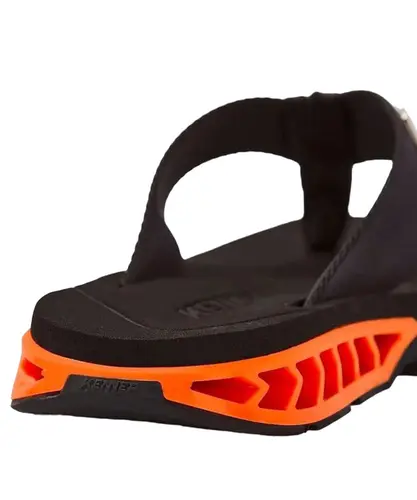 Chinelo Kenner Rakka Preto Laranja