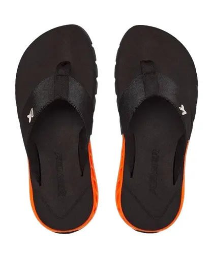 Chinelo Kenner Rakka Preto Laranja