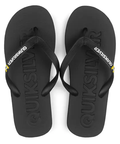 Chinelo Quiksilver Molokai Debossed Preto