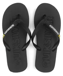 Chinelo Quiksilver Molokai Debossed Preto
