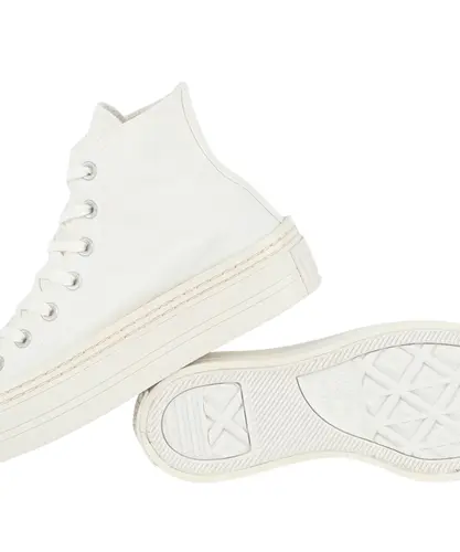 Tênis Converse Chuck Taylor All Star Modern Lift Hi Essential Amendoa Amendoa