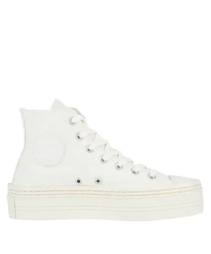 Tênis Converse Chuck Taylor All Star Modern Lift Hi Essential Amendoa Amendoa
