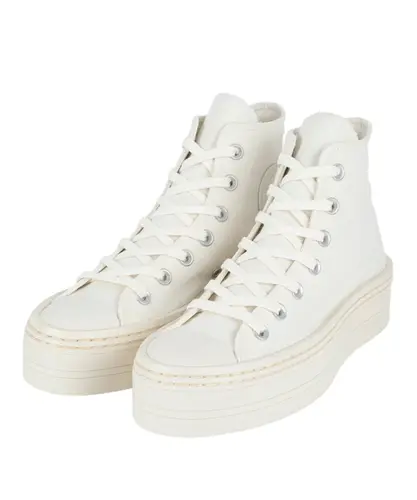 Tênis Converse Chuck Taylor All Star Modern Lift Hi Essential Amendoa Amendoa