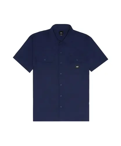 Camisa Vans Smith II SS Warm Weather Dress Blues