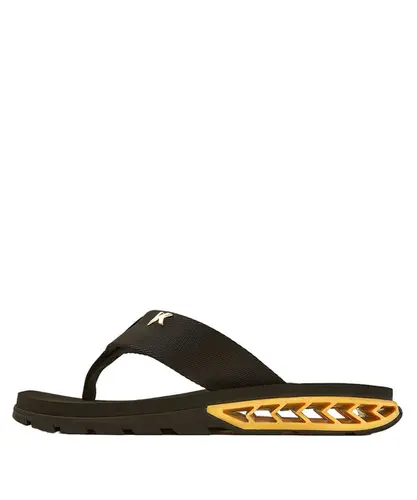 Chinelo Kenner Rakka U1 Preto Dourado