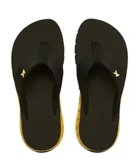 Chinelo Kenner Rakka U1 Preto Dourado