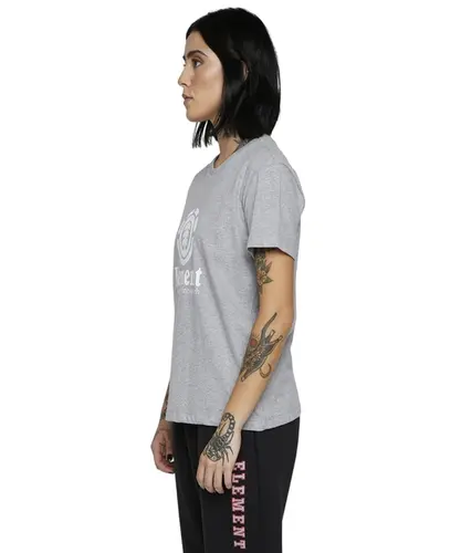 Camiseta Element Vertical - Cinza Mescla