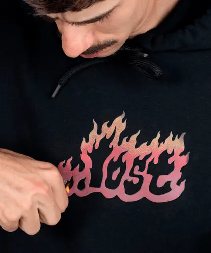 Moletom Lost Canguru El Fogo Preto