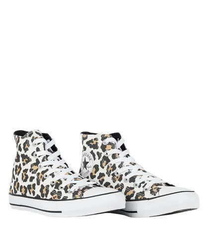 Tênis Converse Chuck Taylor All Star Hi Archive Print Amendoa Branco