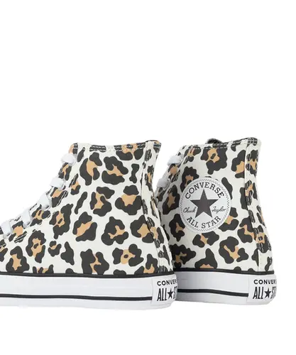 Tênis Converse Chuck Taylor All Star Hi Archive Print Amendoa Branco
