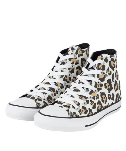 Tênis Converse Chuck Taylor All Star Hi Archive Print Amendoa Branco