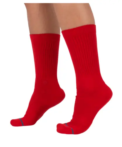 Meia Stance Icon Solids Red