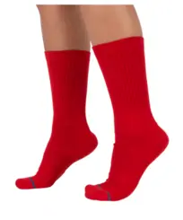 Meia Stance Icon Solids Red