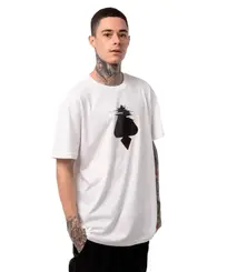 Camiseta Regular Estampa Horizonte - Branco