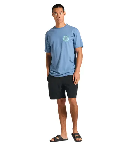 Camiseta Volcom Rabbit Hole Azul Escuro