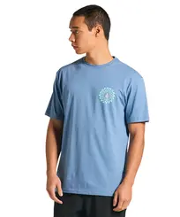 Camiseta Volcom Rabbit Hole Azul Escuro