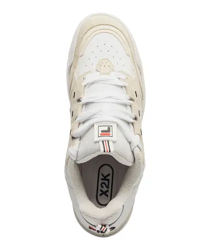 Tênis FILA X2k Feminino Bege Vermelho Preto