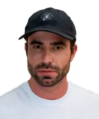 Boné Kayland Dad S Cap Hibisco Preto