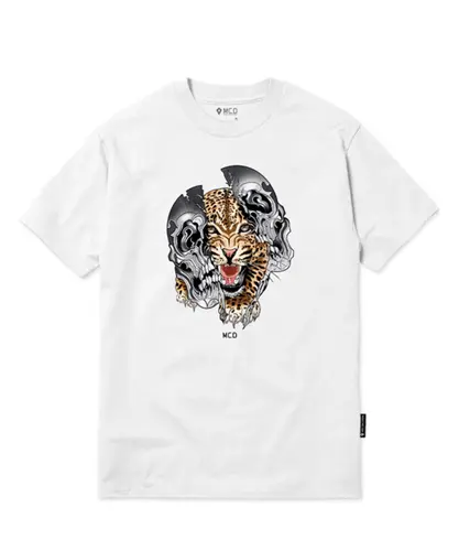 Camiseta Regular MCD Onça Caveira - Branca