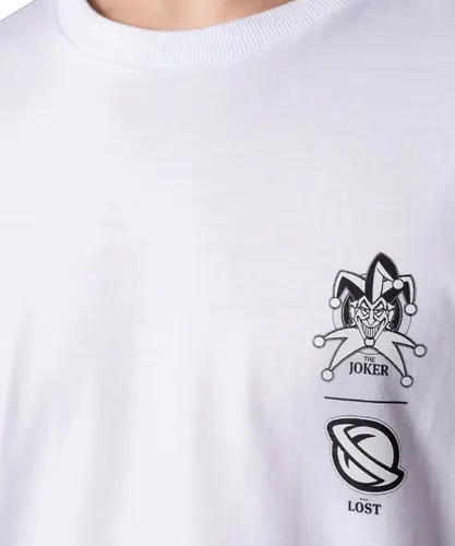 Camiseta Lost + Joker Quadrinhos Branco