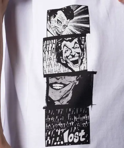 Camiseta Lost + Joker Quadrinhos Branco