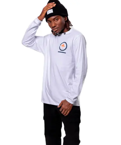Camiseta LRG Manga Longa Elevated Woods Branco