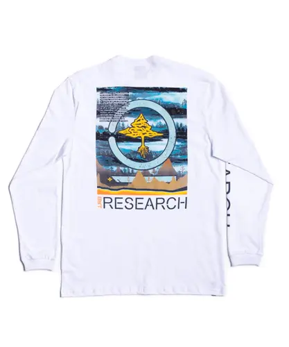 Camiseta LRG Manga Longa Elevated Woods Branco