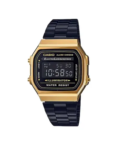 Relógio Casio Vintage Preto e Dourado