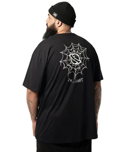 T-Shirt Lost Spider Oversized Preto