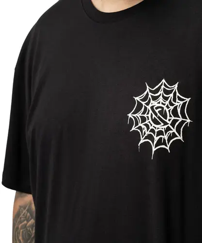 T-Shirt Lost Spider Oversized Preto